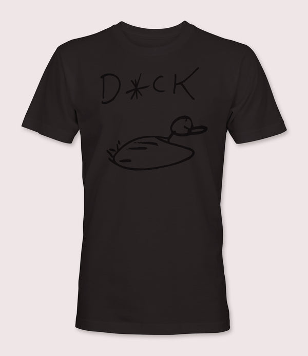 Black Ink on Black Duck Shirt