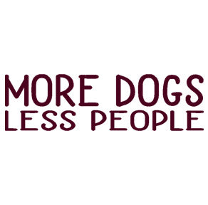 More Dogs Less People